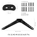 DOITOOL TV Stand Legs, 2 Pack Universal TV Feet Replacement with Screws for Screens Up to 32-55 inches - Easy Installation