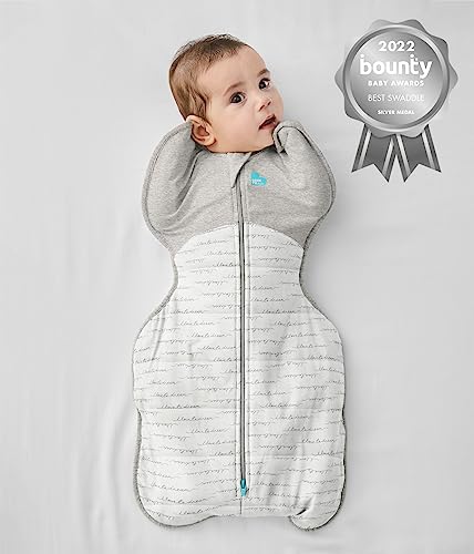 Image of Love to Dream Swaddle UP Warm, 2.5 TOG, Dramatically Better Sleep, Allow Baby to Sleep in Preferred Arms Up Position for Self-Soothing, Secure Fit Calms Startle Reflex, 5-8.5lbs, Olive Bees