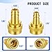 Tallew R1234yf Adapter Kit, R1234yf to R134a Conversion Quick Couplers, Quick Adapter Adjustable High Low Side Connector Conversion for Car Air Conditioning System Evacuation Recharging