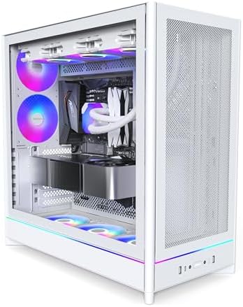 Montech HS Series ATX Mid-Tower PC Case, Gaming PC, High-Airflow,...