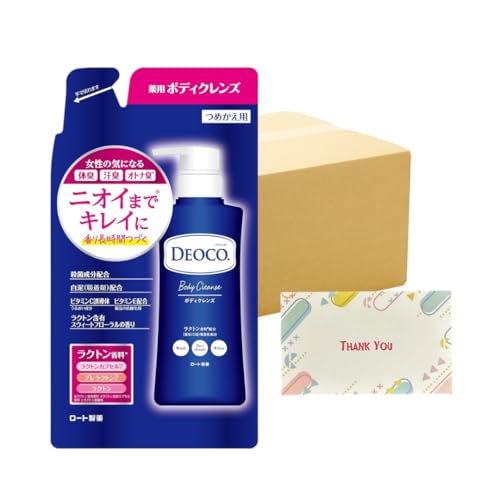 ロート製薬 デオコ 薬用ボディクレンズ つめかえ用 250ml 30個セット ボディーソープ +Kunutonnオリジナルロゴ入りeおまけ付
