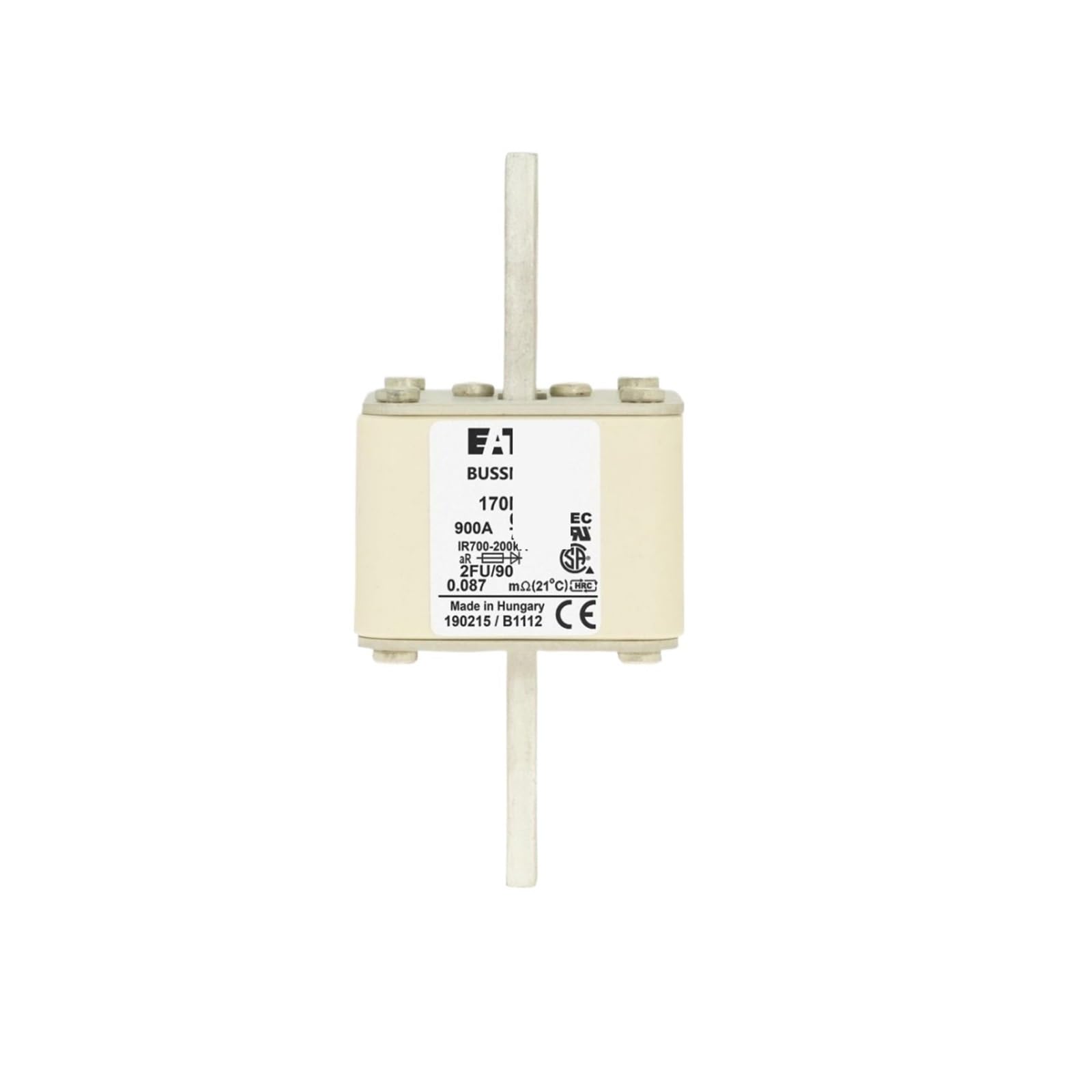 Fusible 170M5668 pour protection industrielle haute tension alternative