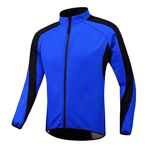 Cigooxm Jaqueta de inverno quente para ciclismo à prova d'água à prova de vento engrossar jaqueta d