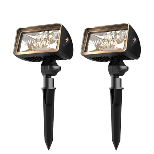 LL LIGHTING LIVING Low Voltage Spotlights 2PK Landscape Lighting Wall Wash Lights 2700K Warm White...