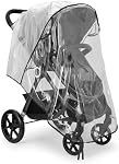 Stroller Rain Cover, Clear Rain Cover for Stroller, Universal Travel Weather Shield, Windproof and Waterproof