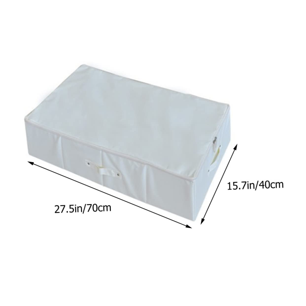 KOMBIUDA Contenedor Almacenaje Colchas No Tejidas Organizador Plegable Cama Tapa Cesta Almacenaje Ropa