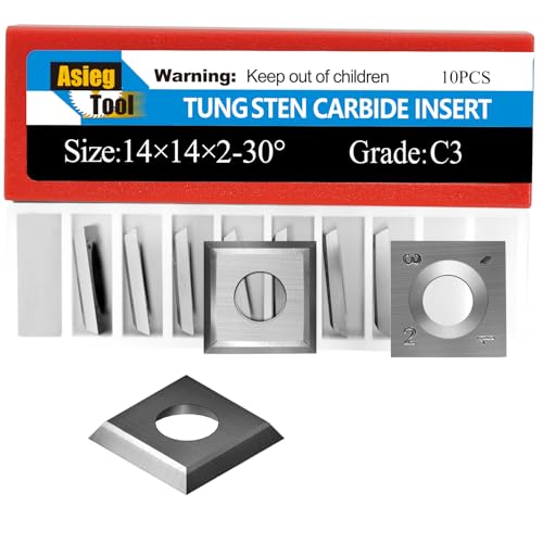 14mm Tungsten Carbide Replacement Cutter Inserts (10pcs)