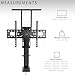 VIVO Motorized Large TV Stand for 37 to 77 inch Screens, Vertical Lift Television Stand with Remote Control, Compact TV Mount Bracket, MOUNT-E-UP80D