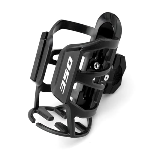 Porte-gobelet moto universel et support bouteille d'eau CNC Nero pour Forza 350