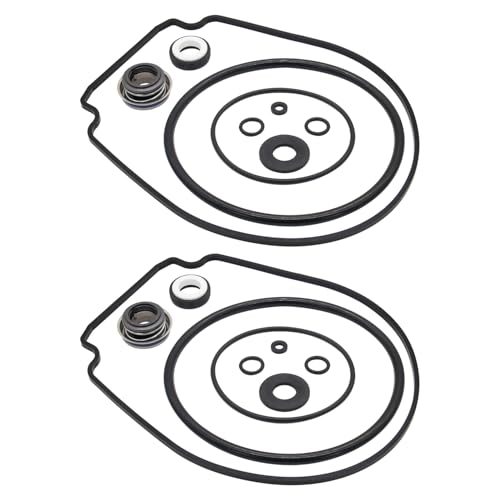 RURBRIN WhisperFlo Repair Seal Kit Compatible with Pentair WhisperFlo/IntelliFlo Pump Drain Plug/Lid/Diffuser O-Rings Impeller Gasket PS-1000 Shaft Seal with O-Ring for Pump Built 2-1-2008 Later