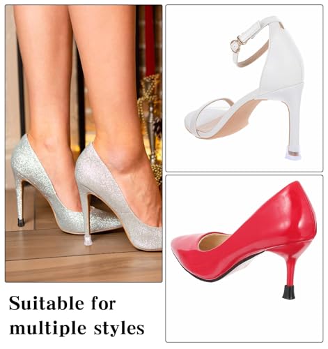 Image of Heel Caps for High Heels Grass, 10 Pairs Non-Slip Stiletto Heel Caps Covers for Grass, Gravel, Wetlands, Outdoor (2 Colors)