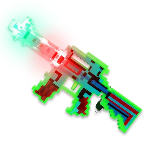 Windy City Novelties LED Light up Pixel Toy Gun