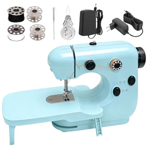Versatile: per lavori fai da te, riparazioni di vestiti, federe per cuscini, progetti creativi per bambini o lavori di cucito quotidiani in casa, può gestire in modo efficiente una vasta gamma di attività ed è quindi uno strumento di cucito multiuso indispensabile per ogni casa. Questa mini macchina da cucire è perfetta per principianti e appassionati di cucito ed è ideale come regalo di Natale o di compleanno.