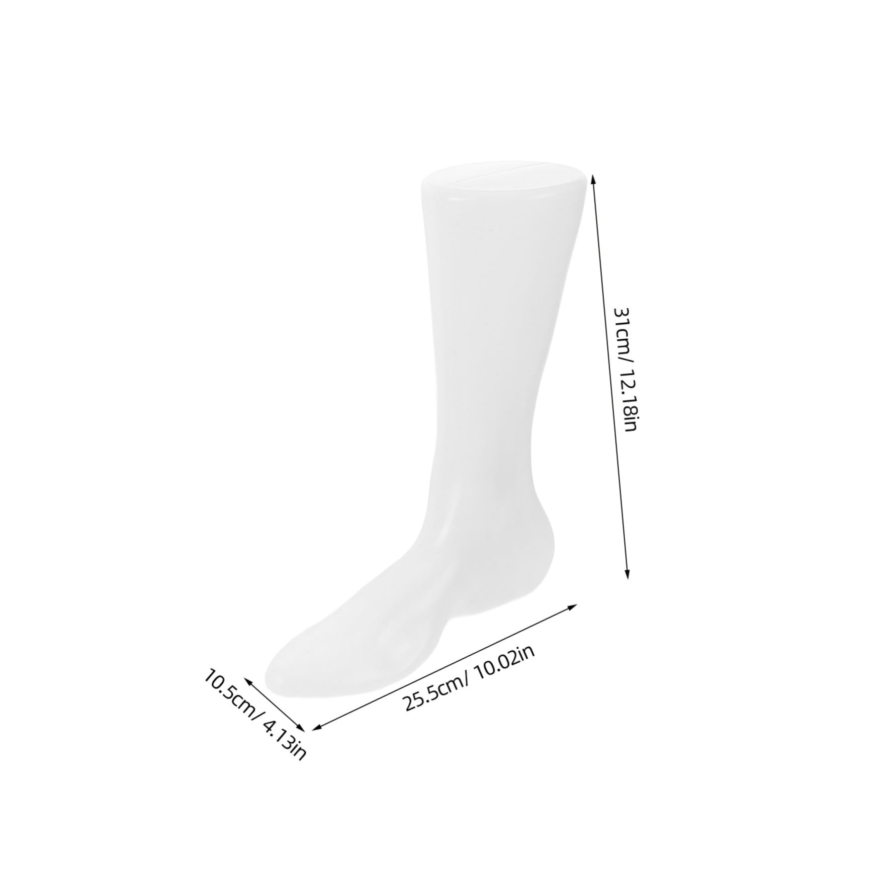 VILLCASE 1set Sock Foot Mannequin Display Plastic Foot Model Foot Stand for Shoes Faux Feet for Sock Display Mannequin Foot Display Holder( Adult Female Style) 2pcs