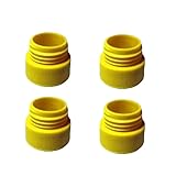 NentMent 4 Pack Bottle Caps Adapter Mouth Lid Converter Connector Head from Mineral Water to Cola Sprite Cap Thread for Push Pull Nozzle Garden Sprinkler Sprayer Sport Alcohol Soda Bottles