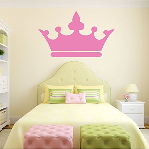 Vinilo decorativo corona princesa con nombre personalizable miniatura 4