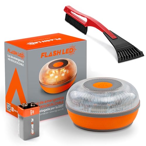 Flash Led Sos Luz De Emergencia V16 Conectada Homologada Dgt 3.0 Obligatoria, Sim Y Servicio De Datos Incluido Hasta 2038, Base Imantada, Resistencia Al Agua Y Polvo Ip54 Rascador Hielo Flash Led Sos Luz De Emergencia V16 Conectada Homologada Dgt 3.0 Obligatoria, Sim Y Servicio De Datos Incluido Hasta 2038, Base Imantada, Resistencia Al Agua Y Polvo Ip54 Rascador Hielo