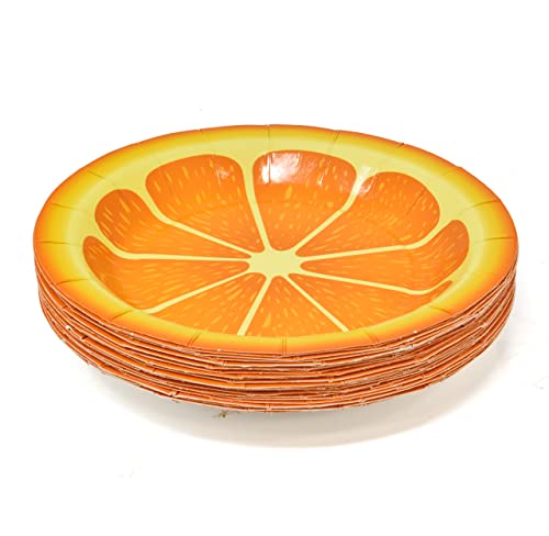 Tutti Fruity Party Supplies Tableware Set 24 9" Paper Plates 24 7" Plate 24 9 Oz Cup 24 Lunch Napkins For Citrus Fruit Lemon Watermelon Orange Lime Tropical Fruits Disposable Birthday Dinnerware Decor #TOP3