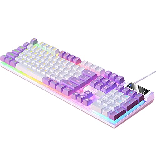 Clavier mécanique RGB à réponse rapide avec touches multimédias pour optimiser vos sessions de jeu