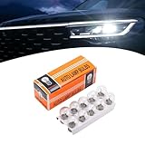 Yumfugu Pack-10 Car Brake Bulb, 1141 12V 21W BA15S Flat Angle Single Light Turn Signal Light, Turn Signal Bulb Replacement, Universal Brake Marker Bulb for Most Cars (Transparent #02)