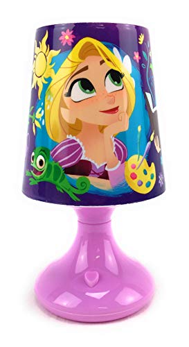 Lampe de Chevet Princesse Raiponce (Violet), Mini lampe Led, Effets Lumineux - Disney - Tangled