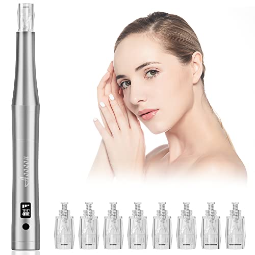 Dermapen Nano - Aooeou Microneedling Pen Eléctrico, Nano Microagujas Pen Derma Pen Recargable, dispositivo antienvejecimiento Cover
