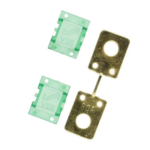 Fusible Mini ANL AFS de auto y motocicleta 200A 32V chapado en oro miniatura 6
