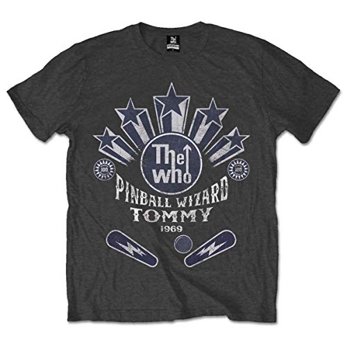 Photo de Rock Off The Who Tommy Pinball Wizard Pete Townshend Officiel T-Shirt Hommes Unisexe (Medium)