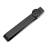 Star Wars Imperial Crest Satin Black Tie Bar