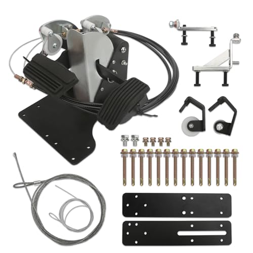 SZQBZMJ Dual Control Brake and Gas Pedal Kit for Right Hand Drive Passenger Side Compatible with Driving School Driver Training and Postal Vehicles Right-Side Drive Conversions Replace# ACAR-B7D