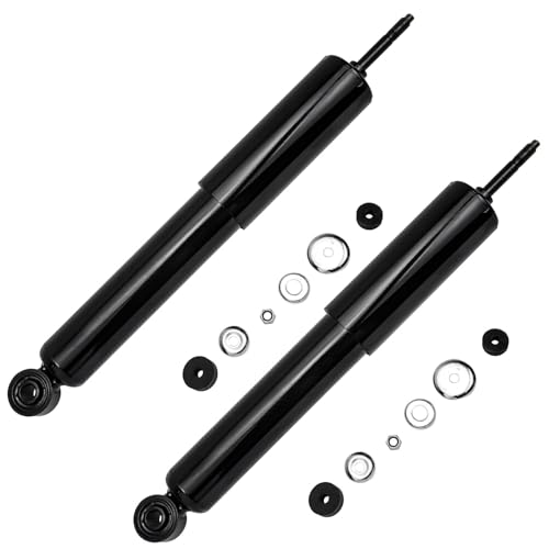 Image of Detroit Axle - 4pc Front Shocks Kit for 2004-2012 Chevrolet Colorado GMC Canyon 2005 2006 2007 2008 2009 2010 2011 2 Shock Absorbers 2 Sway Bar Links Isuzu i-350 i-370 Replacement