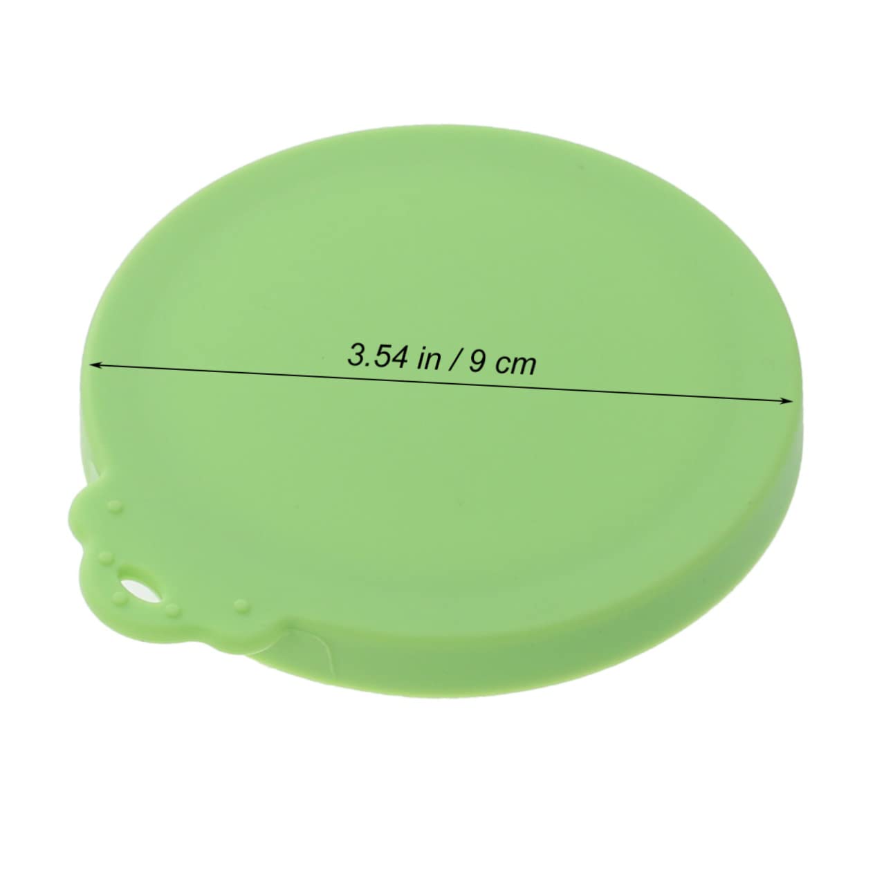 ibasenice 2Pcs Pet Food Can Cover Food Grade Silicone Lid for Multiple Reusable Storage Orange and Green Prevents Spillage and Preserves Freshness
