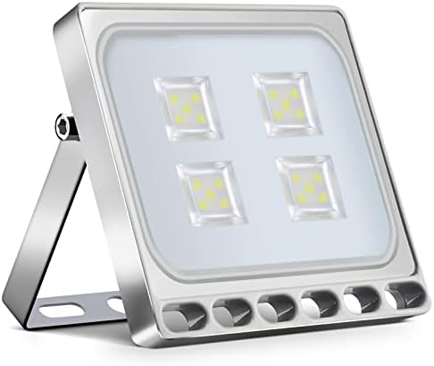 Viugreum 500W LED Floodlight, Daylight White 6000K, 50000lm Outdoor Security Light, IP65 Waterproof Security Lights Wall Light for Garden, Garage, Hotel, Yard