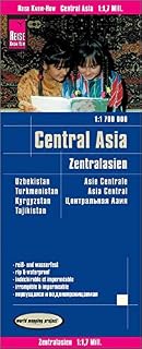 Reise Know-How Landkarte Zentralasien / Central Asia (1:1.700.000) : Usbekistan, Kirgisistan, Turkmenistan und Tadschikistan: reiß- und wasserfest (world mapping project)