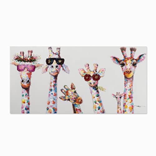 Art mural girafe grand format pour habiller un mur vide sans effort
