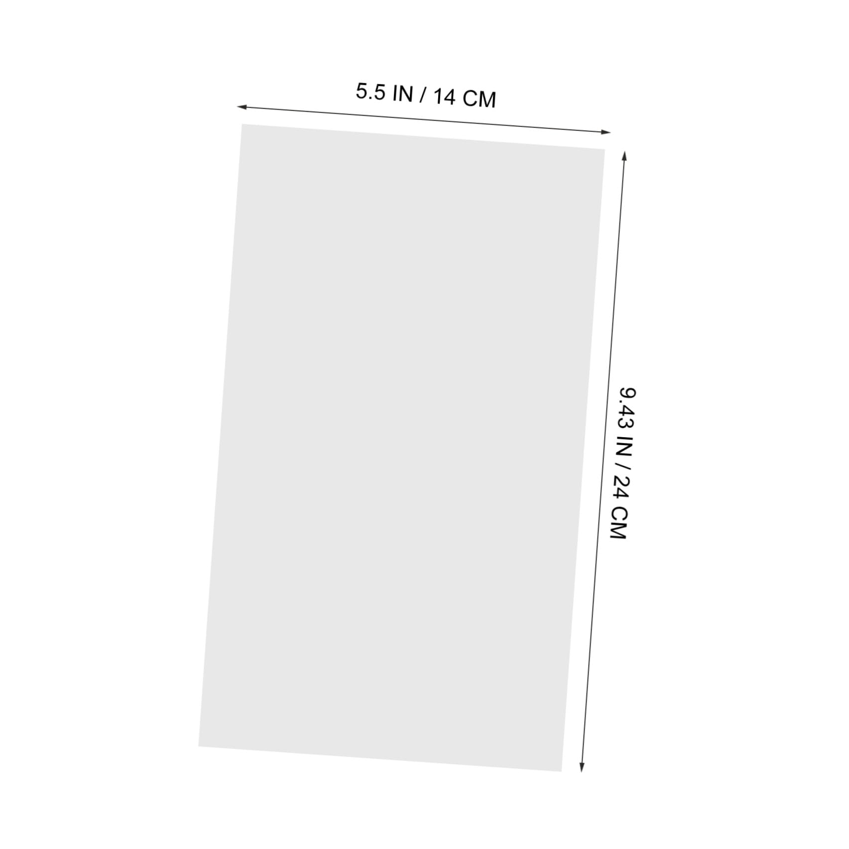 500 Blatt Multifunktions Kartonpapier 240x140mm 70g/m² Dickes Weißes Druckerpapier für Büro Basteln und Präsentationen