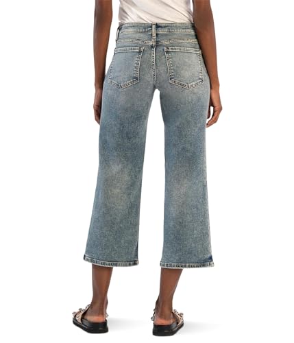 KUT from the Kloth Women's Charlotte Mid Rise with Regular Hem-frt Welt in Relative3