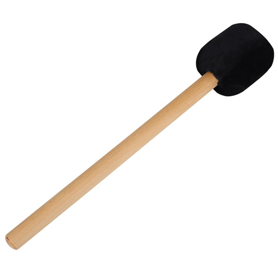 Baqueta para bombo con mango de madera antideslizante negro miniatura 5