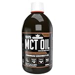 Natures Aid MCT Oil 500ml Hazelnut - Add to Coffee Shakes Smoothies or Dressings - 100 Percent Premium Coconut Oil Pure Sustainably Sourced Vegan Vegetarian GMP Standards Rapid Absorbed for Energy