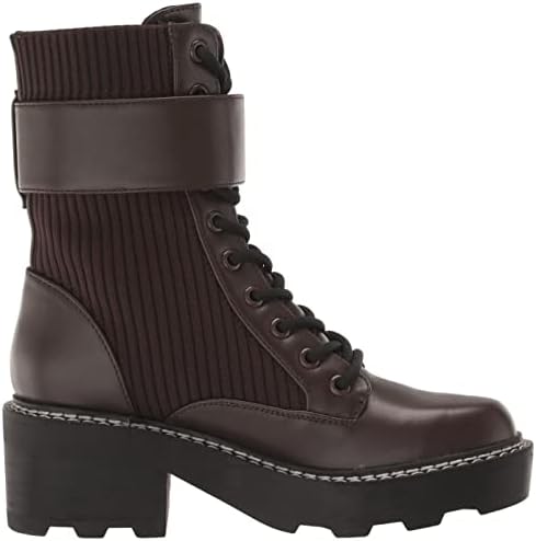 Calvin Klein Women's ARABEL2 Combat Boot, Dark Brown, 6.5 | Image 5