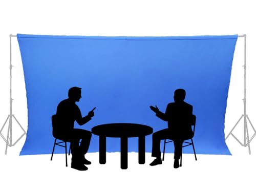 【プロ仕様】クロマキースクリーン/ブルーバック SLEIGHTHAND社製(W3.2m×L2m)