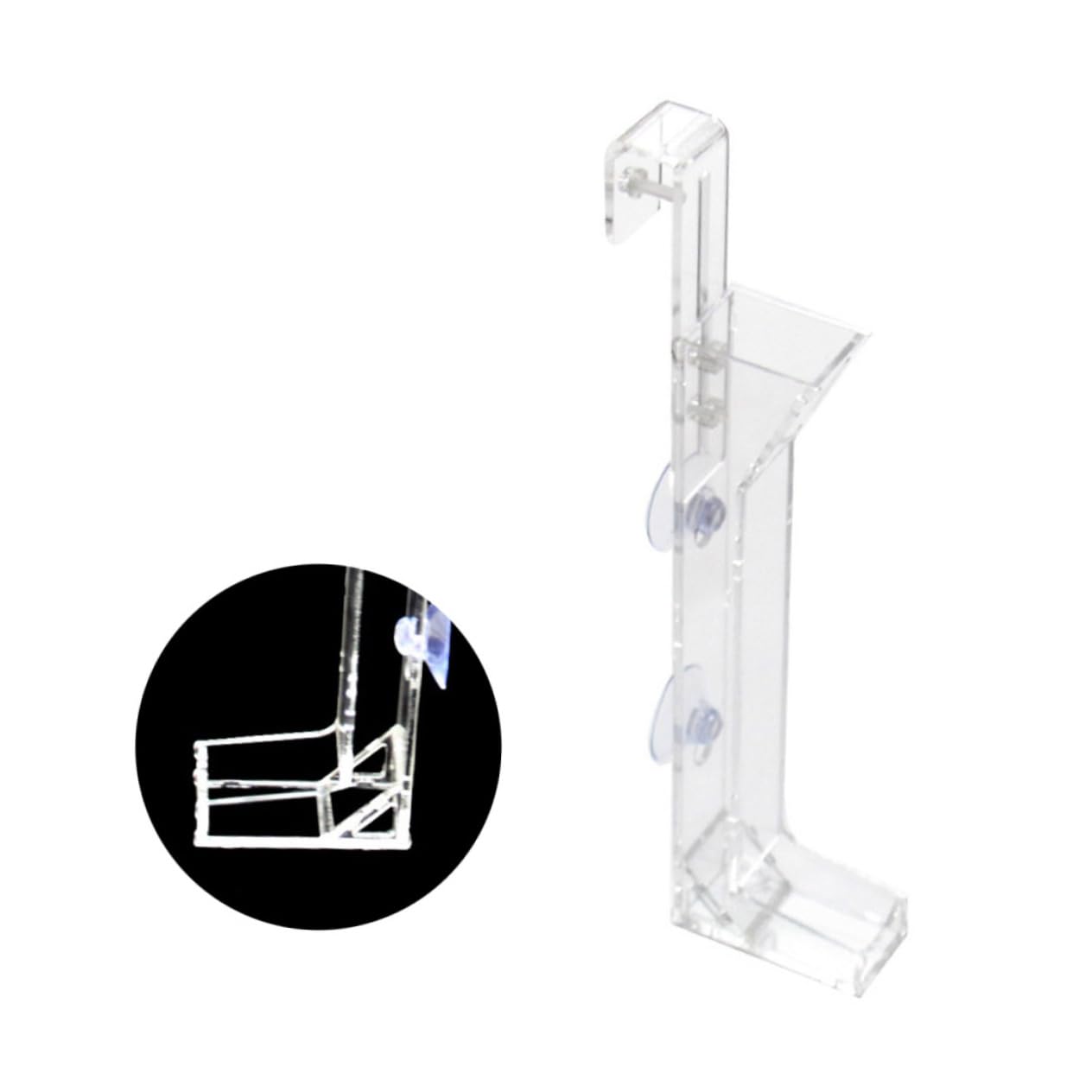 Housoutil 2piezas Tubo Alimentador De Camarones Acrílico para Acuario Comedero Práctico para Gambas Cristalinas Fácil De Limpiar y Duradero