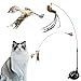 Jouet à Plumes pour Chats,Plumeau de Jeu pour Chat,Baguette Chat Teaser,Jouet pour Chat Interactif,Bâton Jouet Chat,Bâton de Chat Drôle