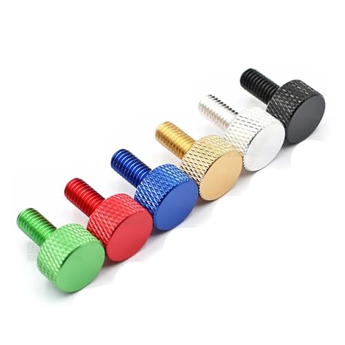 Vis à pouce moletée M3 en aluminium rose pour serrer à la main vos composants - Lot de 5