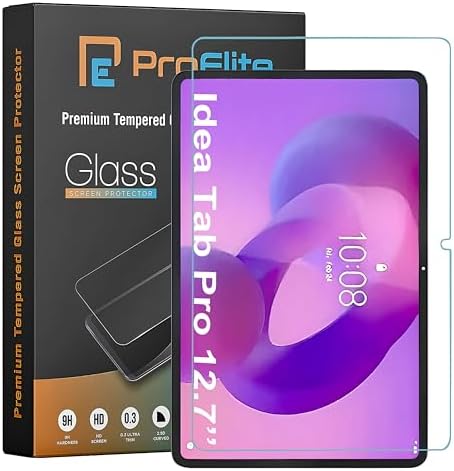 ProElite Screen Protector for Lenovo idea Tab Pro 12.7 inch/Yoga Tab Plus 12.7 2025/ Tab P12 12.7" Premium Tempered Glass Screen Protector [1-Pack]