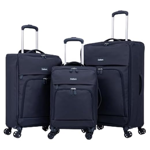 Is cloth luggage lighter than hard luggage Cosbarn Lightweight Softside Luggage Set