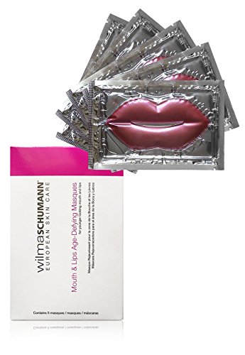 WILMA SCHUMANN Mouth & Lips Age Defying Masques (5 Applications Per Package) - Concentrated Lip Mask Treatment with Peptides, Hyaluronic...