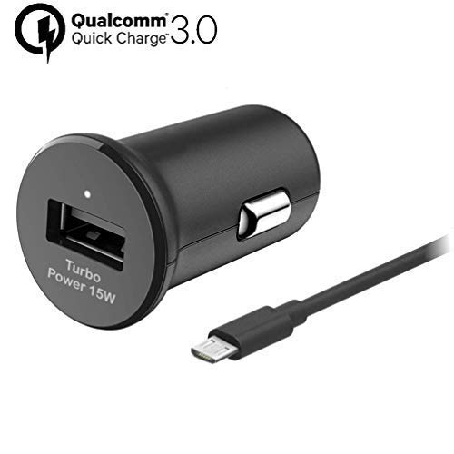 Turbo Fast 15W Car Charger Works for LeEco Le Pro3 Includes Detachable Hi-Power USB Type-C Cable!