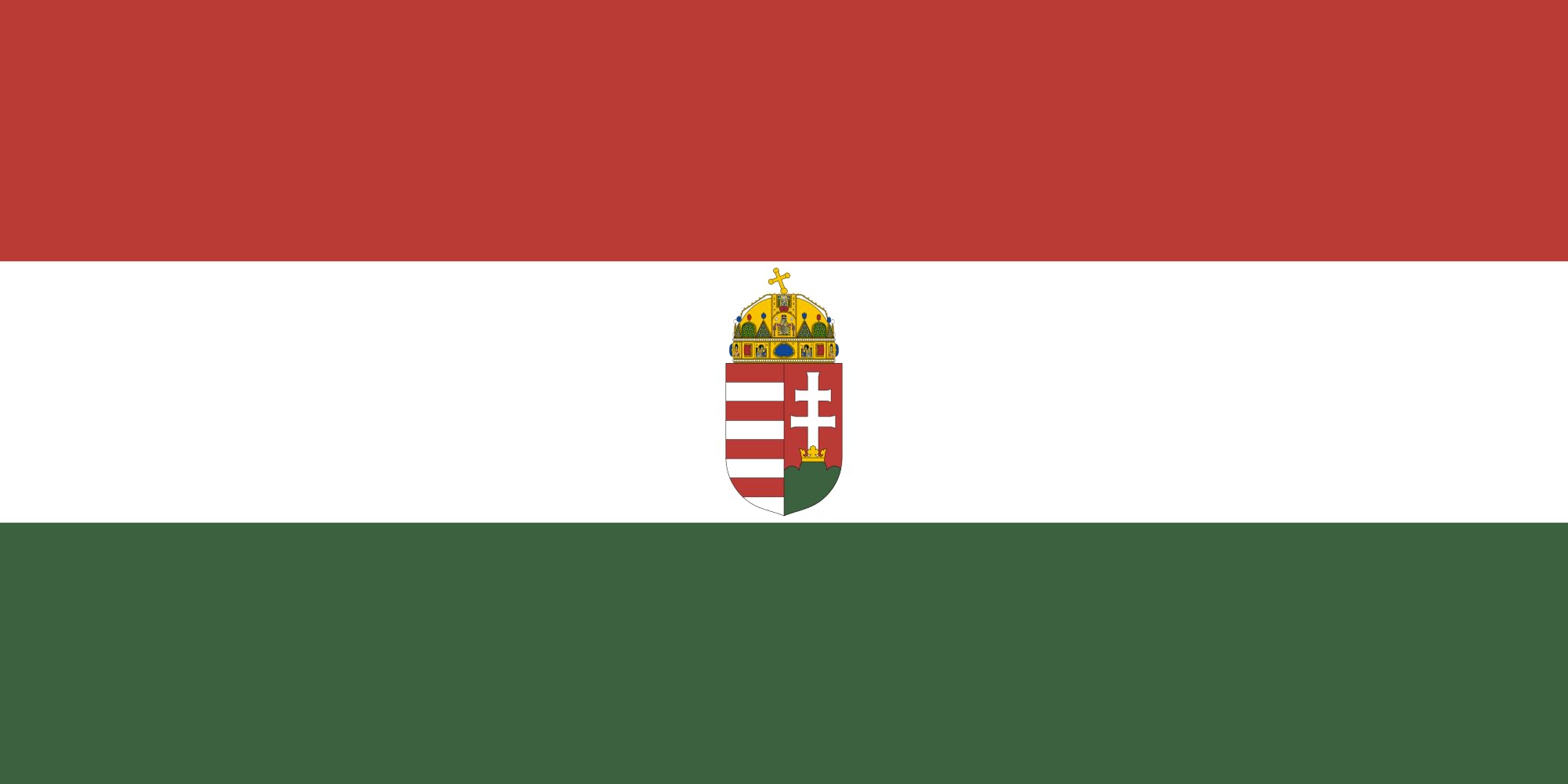 Drapeau Hungary 2005 proposal pour décorer un salon de collectionneur