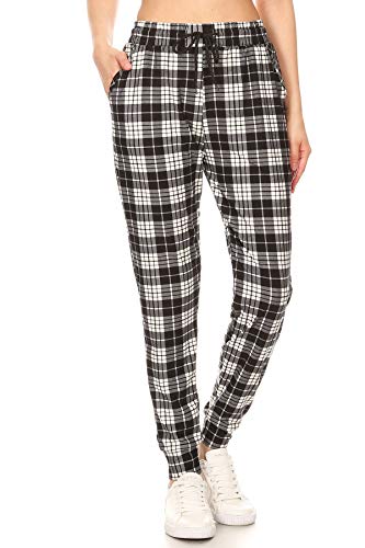 Image of Leggings Depot Premium Jogger Women's Popular Print High Waist Track Pants(S-XL)